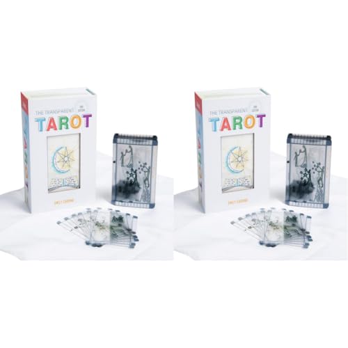 von Transparentes Kartenspiel mit Deck-Box und Kartenbedeutungen for Anfänger und Profis von Transparentes Kartenspiel mit Deck-Box und Kartenbedeutungen for Anfänger und Profis von Generic
