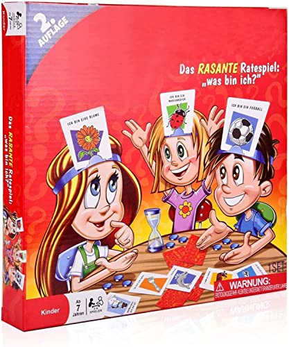 was Bin ich Wer Ist Es Wer Für Kinder Spiel Wer Bin Ich Spielt Spieleklassiker Kinderspiel 2-6 Spieler ab 6 Jahren(2.Edition) von Generic