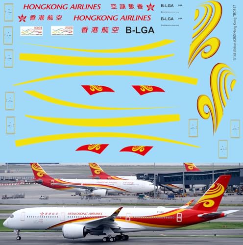 1/144 Decals kompatibel mit Airbus A350 Hong Kong Airlines Livery Decal TBD517 1/144 Decals kompatibel mit Airbus A350 Hong Kong Airlines Livery Decal TBD517 von Generico
