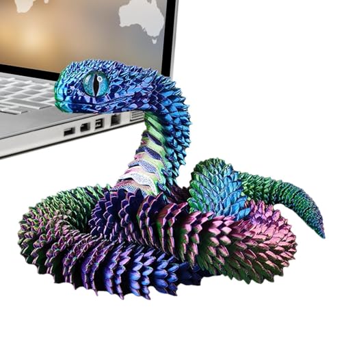3D-Druck-Gelenk-Schlangen-Spielzeug, flexibles Gelenk-Stressabbau, Tier-Modell für Büro, Zuhause und Erwachsene, lustiges und kreatives Schlangenspielzeug 3D-Druck-Gelenk-Schlangen-Spielzeug, flexibles Gelenk-Stressabbau, Tier-Modell für Büro, Zuhause und Erwachsene, lustiges und kreatives Schlangenspielzeug von Genérico