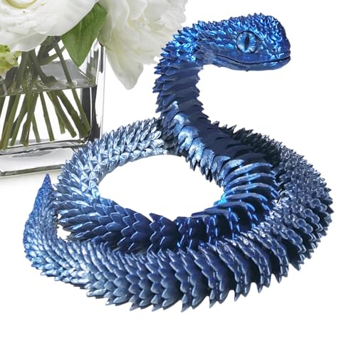 3D-Druck-Schlangenspielzeug, flexibles Gelenkspielzeug, bewegliche Tier-Ornamente für Schreibtisch, Zuhause und Erwachsene, lustiges und kreatives Schlangenspielzeug 3D-Druck-Schlangenspielzeug, flexibles Gelenkspielzeug, bewegliche Tier-Ornamente für Schreibtisch, Zuhause und Erwachsene, lustiges und kreatives Schlangenspielzeug von Genérico