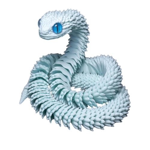 3D-Druck-Schlangenspielzeug, flexibles Gelenkspielzeug, bewegliche Tier-Ornamente für Schreibtisch, Zuhause und Erwachsene, lustiges und kreatives Schlangenspielzeug 3D-Druck-Schlangenspielzeug, flexibles Gelenkspielzeug, bewegliche Tier-Ornamente für Schreibtisch, Zuhause und Erwachsene, lustiges und kreatives Schlangenspielzeug von Genérico