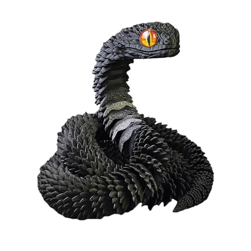 3D-Druck-Schlangenspielzeug, flexibles Gelenkspielzeug, bewegliche Tier-Ornamente für Schreibtisch, Zuhause und Erwachsene, lustiges und kreatives Schlangenspielzeug 3D-Druck-Schlangenspielzeug, flexibles Gelenkspielzeug, bewegliche Tier-Ornamente für Schreibtisch, Zuhause und Erwachsene, lustiges und kreatives Schlangenspielzeug von Genérico