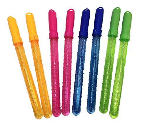 8 x Seifenblasen – Magische Schwert – große Seifenblasen für Geburtstage, Gartenpartys und Hochzeiten, Seifenblasen-Stick, Seifenblasen-Schwert (8 Stück – 27,5 cm) von Generico