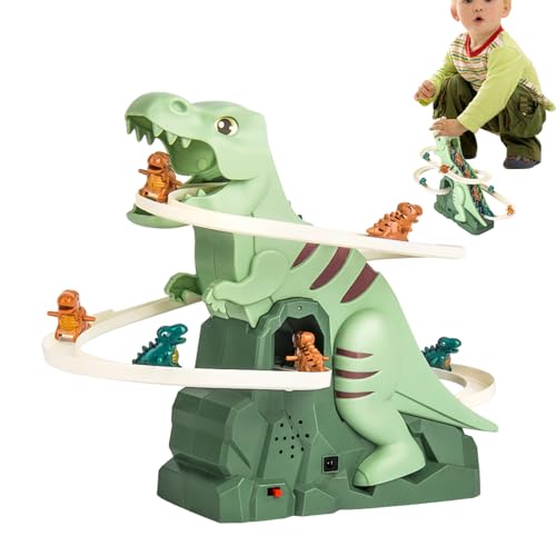 Achterbahnspielzeug, Bauspielzeug, kleine Dinosaurier-Leiter mit Lichtern und Musik, pädagogisches Kind, Weihnachtsgeschenk Achterbahnspielzeug, Bauspielzeug, kleine Dinosaurier-Leiter mit Lichtern und Musik, pädagogisches Kind, Weihnachtsgeschenk von Genérico
