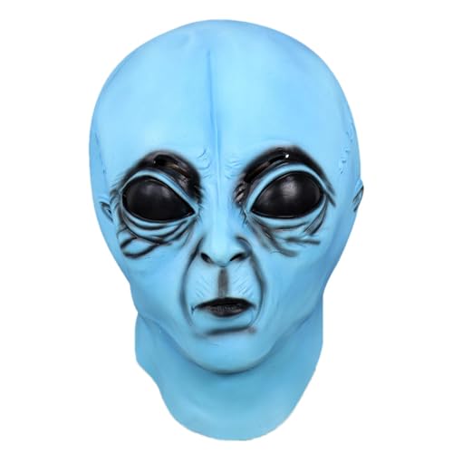 Alien-Gesichtsbedeckung – Realistisches Accessoire für den Halloween-Kopf, tragbare Gesichtsbedeckung für Festivals, realistisches Kopfzubehör für Halloween, Mehrzweck-Zubehör Alien-Gesichtsbedeckung – Realistisches Accessoire für den Halloween-Kopf, tragbare Gesichtsbedeckung für Festivals, realistisches Kopfzubehör für Halloween, Mehrzweck-Zubehör von Genérico