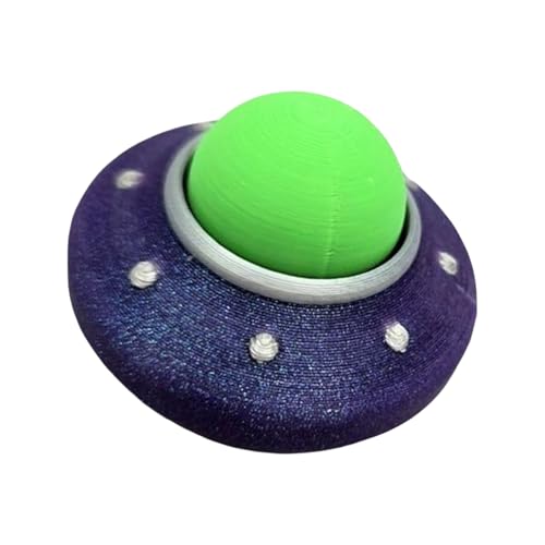 Anti-Stress-Spielzeug, 3D-Druck, entspannendes Raumschiff mit sensorischer Mechanik, Alien-Schlüsselanhänger, Lernspiel für Zuhause und Schule Anti-Stress-Spielzeug, 3D-Druck, entspannendes Raumschiff mit sensorischer Mechanik, Alien-Schlüsselanhänger, Lernspiel für Zuhause und Schule von Genérico