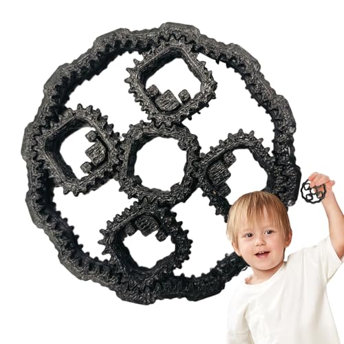 Anti-Stress-Spielzeug, tragbares Drehspielzeug, tragbar, zur Linderung von Stress bei Erwachsenen und Jugendlichen, Sensorisches Finger-Gyroskop von Genérico