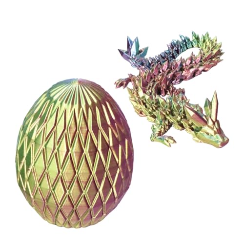Anti-Stress-Spielzeug in Drachenei-Form, unruhige in einem Ei, realistisches Spielzeug, bedruckt, niedliches Tierspielzeug, Schreibtischdekoration für Armaturenbrett, Wohnzimmer von Genérico