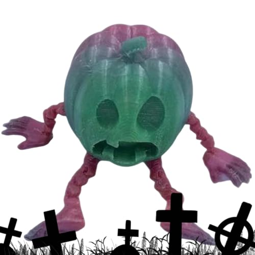 Anti-Stress-Spielzeug mit beweglichem Kürbisdruck, Miniatur-Kürbis-Dekorationen, sorgfältig ausgearbeitete Halloween-Dekorationen, flexible Kürbis-Dekorationen, ideal von Genérico