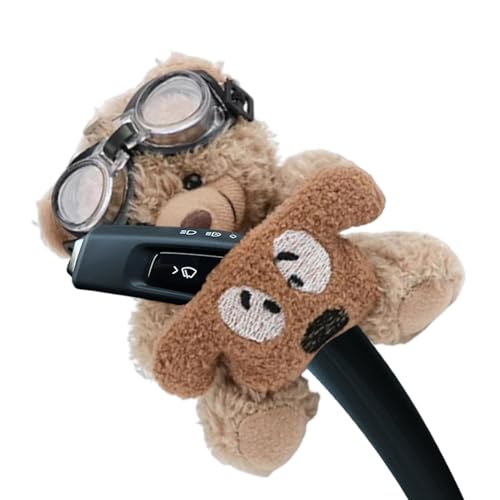 Auto-Plüschpuppendekoration, dekorative Puppe mit Wischerwechselgriff | Puppe mit automatischem Plüschwischer-Wechselgriff - Bär von Genérico