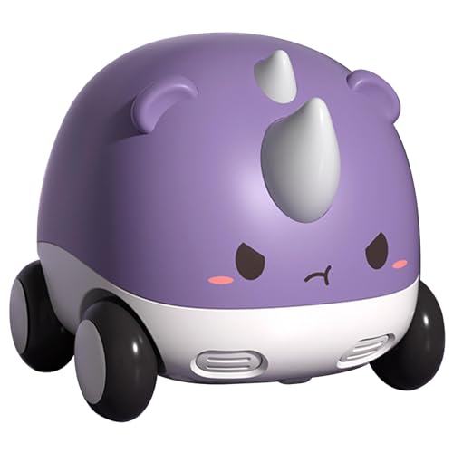 Auto mit Rücklauf für Tiere, kleines Fahrzeug mit Rücklauf, Cartoon-Spielzeug für Kinder mit Reibungsauto, Spielzeug für Trägheitsfahrzeuge für und Mädchen, Spaß von Genérico