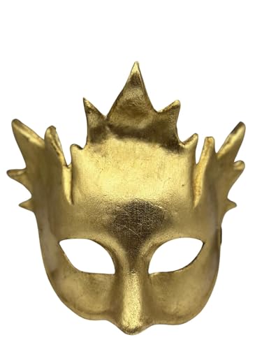 Maske in Gold - Handgemachte venezianische Maske - Masken - venezianische maske herren - Halloween Maske von Generico