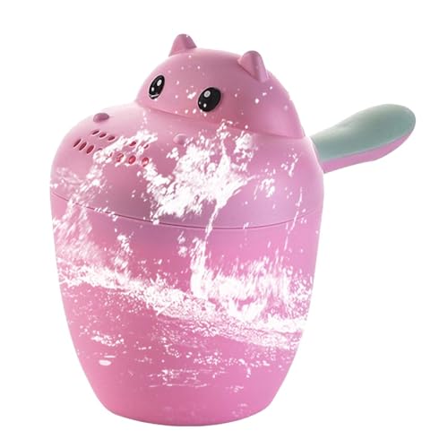 Badetasse – Spülbecher mit Shampoo | Baby-Badetasse | Hippopotamus Baby-Shampoo Spülbecher ohne Tränen | Shampoo-Spülbecher für Babys ohne Tränen von Genérico