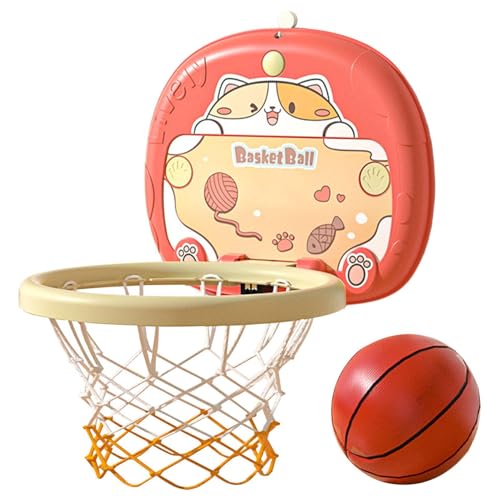 Basketball Hoop - Bath Basketball Hoop | ABS Bath Toy Fun Basketball Hoop | Spielspielzeug mit Basketball | Pumpe, Saugbecher und Haken, Korbball-Dekoration von Genérico