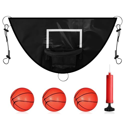 Basketballreifen mit Trampolin - Indoor-Basketballring | verstellbarer Basketballring für Kinder | wasserdichter Mehrzweck-Basketballreifen | sonnendichter Basketballreifen mit Pumpball Basketballreifen mit Trampolin - Indoor-Basketballring | verstellbarer Basketballring für Kinder | wasserdichter Mehrzweck-Basketballreifen | sonnendichter Basketballreifen mit Pumpball von Genérico