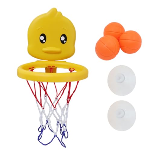 Bathtub Basketball Hoop - Basketball-Hoop mit Cartoon, Bad Basketball Hoop | Interaktives Badwasser-Set für junge Mädchen im Vorschulalter von Genérico