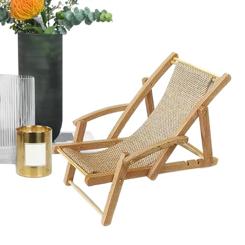 Beach Chair - Miniatur-Deck-Stuhl | Tiny Wooden Landscape Mini Beach Decorations Tabletop Decor Lounger Model Furniture for Doll House Small Desktop Ornament for Desk Bookshelf Beach Chair - Miniatur-Deck-Stuhl | Tiny Wooden Landscape Mini Beach Decorations Tabletop Decor Lounger Model Furniture for Doll House Small Desktop Ornament for Desk Bookshelf von Genérico