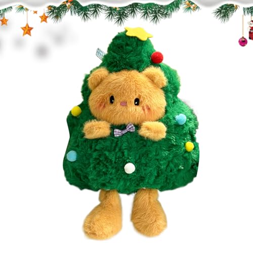 Bear Christmas Fabric Tier, Weihnachtsbär, niedliches Plüschtier, Butterbearr, Weihnachts-Spielzeug, Plüschpuppe, Dekoration von Genérico