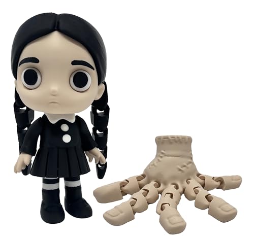 Bewegliche Figur eines gotischen Mädchens mit Zöpfen und beweglicher Hand – Set mit 2 Sammelfiguren im Fantasy-Stil – XL Sammelfigur 20 cm Bewegliche Figur eines gotischen Mädchens mit Zöpfen und beweglicher Hand – Set mit 2 Sammelfiguren im Fantasy-Stil – XL Sammelfigur 20 cm von Genérico