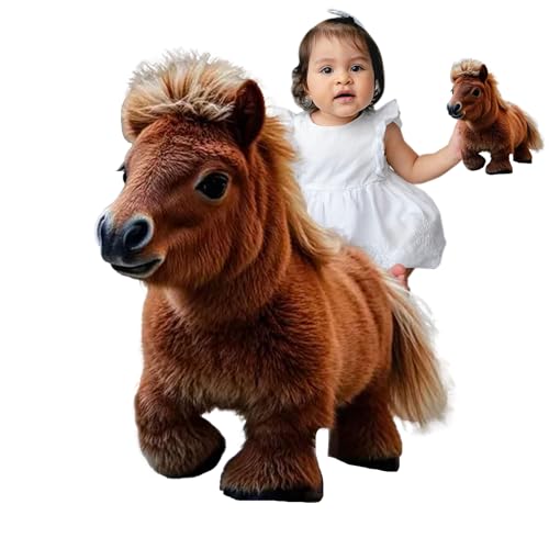 Bewegliches Pferdespielzeug, interaktives Soundspielzeug, Pony-Puppe, Plüschtier mit Bewegungsgeräuschen, elektrisches Tier, Lernentwicklung Bewegliches Pferdespielzeug, interaktives Soundspielzeug, Pony-Puppe, Plüschtier mit Bewegungsgeräuschen, elektrisches Tier, Lernentwicklung von Genérico