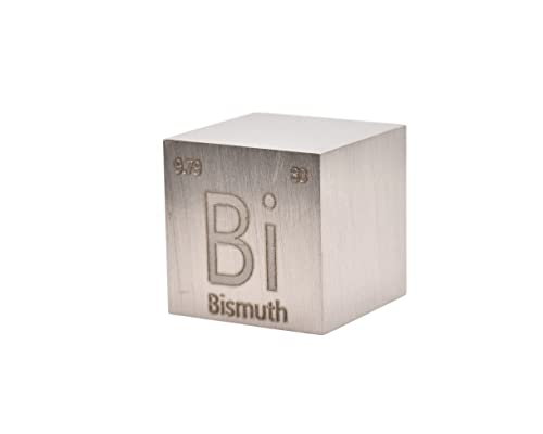 Bismuto großer Würfel, 99,9% reines Metall-Würfel 25,4 x 25,4 x 25,4 mm für Sammlung von Elementen von Generico