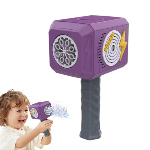 Blasenblasmaschine, Hammerblasenmaschine, Blasenmaschine – Blasenstäbe für Mädchen und mit Licht und Musik, automatische Blasenmaschine mit 5 Lösungen Blasenblasmaschine, Hammerblasenmaschine, Blasenmaschine – Blasenstäbe für Mädchen und mit Licht und Musik, automatische Blasenmaschine mit 5 Lösungen von Genérico