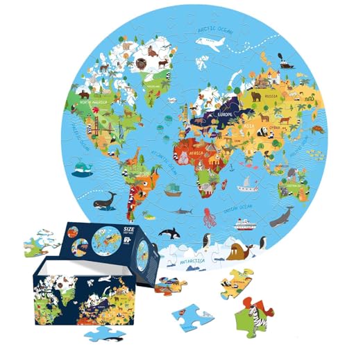 Bodenpuzzle für Kinder, Puzzlespielzeug, pädagogisches Puzzle für Kinder im Vorschulalter, 70 Teile für Boden, und Mädchen kultivieren Lernaktivitäten Bodenpuzzle für Kinder, Puzzlespielzeug, pädagogisches Puzzle für Kinder im Vorschulalter, 70 Teile für Boden, und Mädchen kultivieren Lernaktivitäten von Genérico