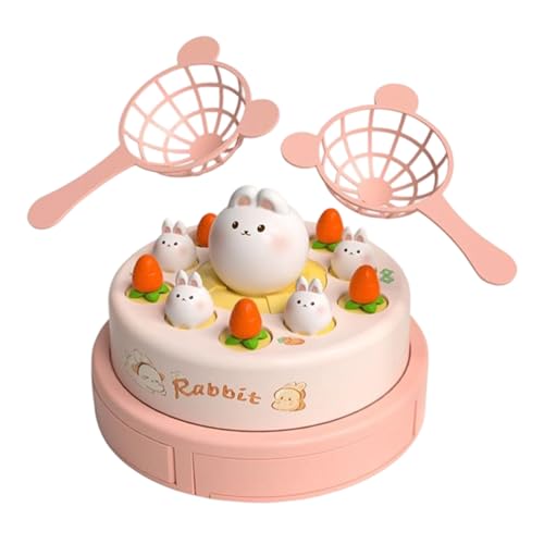 Bounce and Catch Game - Kids Rabbit Toy with Music, Rocket Bounce Game für Kinder, interaktive pädagogische Aktivität für Mädchen, Biest Birthday Reisen im Klassenzimmer, Camping, Hinterhof Bounce and Catch Game - Kids Rabbit Toy with Music, Rocket Bounce Game für Kinder, interaktive pädagogische Aktivität für Mädchen, Biest Birthday Reisen im Klassenzimmer, Camping, Hinterhof von Genérico