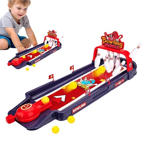 Bowlingspiel für Kinder, Bowling-Set für Kinder von 2 bis 5 Jahren, lustiges Schreibtischspielzeug für die Schreibtischdekoration, kleines Bowling-Set, Brettspiele für Männer, Frauen, Kinder Bowlingspiel für Kinder, Bowling-Set für Kinder von 2 bis 5 Jahren, lustiges Schreibtischspielzeug für die Schreibtischdekoration, kleines Bowling-Set, Brettspiele für Männer, Frauen, Kinder von Genérico