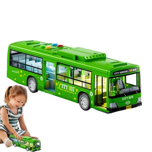 Busspielzeug – Elektrobusspielzeug, pädagogisches Spielfahrzeug | Zweistöckige Stadtfahrzeuge, mit Musik mit Musik, Licht, AB-Türen Busspielzeug – Elektrobusspielzeug, pädagogisches Spielfahrzeug | Zweistöckige Stadtfahrzeuge, mit Musik mit Musik, Licht, AB-Türen von Genérico