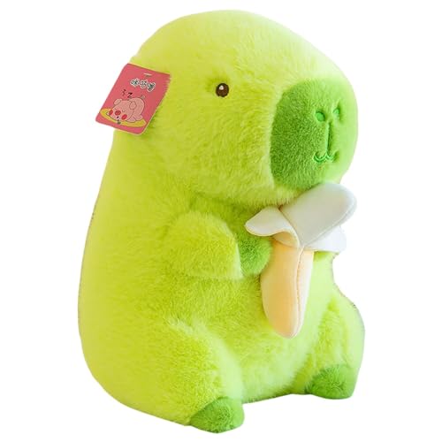 Capibara-Plüschtier, grünes Capibara-Plüschtier, PP-Baumwolle, niedliches Capibara-Plüschtier, Capibara-Plüschtier, Capibara-Plüschpuppe für Raumdekoration von Genérico