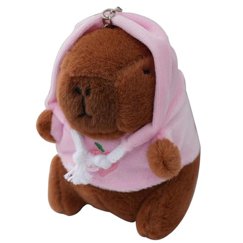Capibara gefüllter Schlüsselanhänger, niedlicher Capybara-Plüsch-Schlüsselanhänger | Plüschtier Schlüsselanhänger Spielzeug | Rucksack Zubehör, Plüschpuppen, Tierspielzeug, Puppenanhänger für, Rosa Capibara gefüllter Schlüsselanhänger, niedlicher Capybara-Plüsch-Schlüsselanhänger | Plüschtier Schlüsselanhänger Spielzeug | Rucksack Zubehör, Plüschpuppen, Tierspielzeug, Puppenanhänger für, Rosa von Genérico