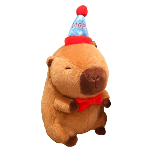 Capybara Plüsch-Spielzeug, flauschige Baumwolle, niedliche Capybara-Plüschpuppe mit realistischen Details, 25 cm, Tiermotiv für Schlafzimmer, Schlafsaal, Umgebung H Capybara Plüsch-Spielzeug, flauschige Baumwolle, niedliche Capybara-Plüschpuppe mit realistischen Details, 25 cm, Tiermotiv für Schlafzimmer, Schlafsaal, Umgebung H von Genérico