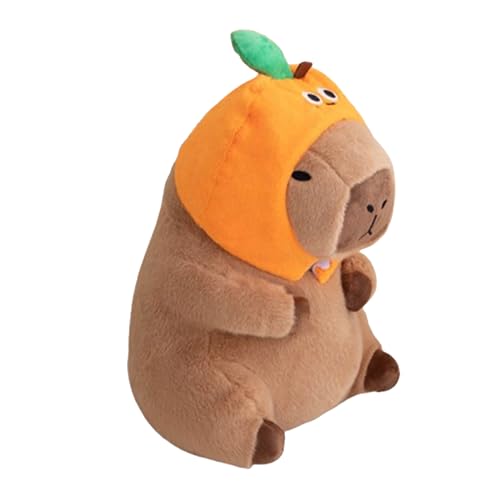 Capybara Plush | Niedliche Capybara-Plüschtiere mit bezaubernden Helmplüschtieren | Niedliches Capybara für Erwachsene und Mädchen Weiche Tiere Ornament Ausgezeichnetes Spielzeug Capybara Plush | Niedliche Capybara-Plüschtiere mit bezaubernden Helmplüschtieren | Niedliches Capybara für Erwachsene und Mädchen Weiche Tiere Ornament Ausgezeichnetes Spielzeug von Genérico