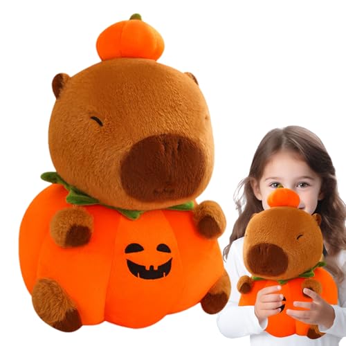 Capybara Pumpkin Plush Doll - Lustige Spielzeugdekoration, kreatives Geschenk für Tierkissen, niedliches Herbstzimmer für Schreibtisch oder Sofa, skurriler , Sammlerstück Capybara Pumpkin Plush Doll - Lustige Spielzeugdekoration, kreatives Geschenk für Tierkissen, niedliches Herbstzimmer für Schreibtisch oder Sofa, skurriler , Sammlerstück von Genérico