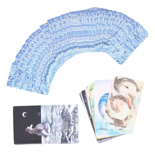 Cardes Oracle 60 Blatt traumhafte Oracle Deck, Divination Fortune Reading | Weisheitsbegleiter für Anfänger, Unterhaltungszubehör, Brettspiel für Zuhause, Hog Schule von Genérico