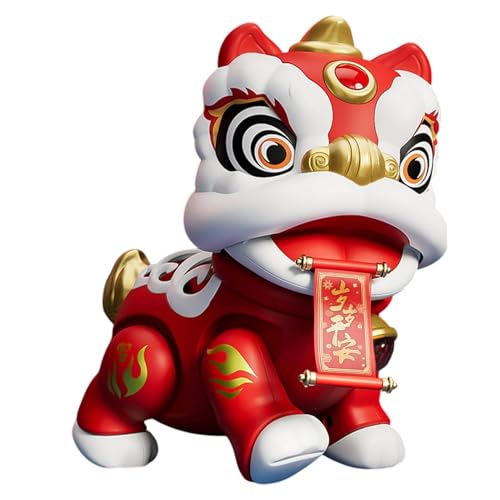 Chinesisches Löwenspielzeug, bewegliches Spielzeug, beleuchtet, Cartoon-Musikspielzeug mit bunten Lichtern, interaktives Spielzeug des aufwachenden Löwen, Musik, Lernen in MOV Chinesisches Löwenspielzeug, bewegliches Spielzeug, beleuchtet, Cartoon-Musikspielzeug mit bunten Lichtern, interaktives Spielzeug des aufwachenden Löwen, Musik, Lernen in MOV von Genérico