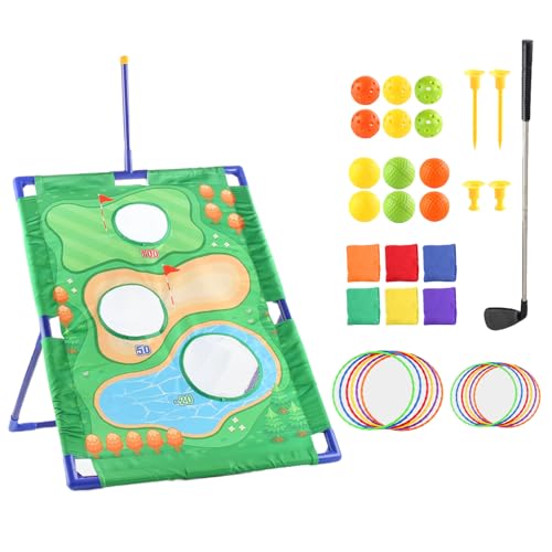 Chip n 'Stick Golf-Trainingshilfe – riesige Matte 1,2 x 1,8 m mit Klebekugeln und Tragetasche, lustige Splitterbohrer, Verbesserung der Distanzkontrolle Chip n 'Stick Golf-Trainingshilfe – riesige Matte 1,2 x 1,8 m mit Klebekugeln und Tragetasche, lustige Splitterbohrer, Verbesserung der Distanzkontrolle von Genérico