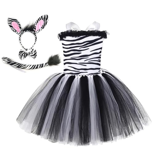 Cosplay- mit Dschungel-Thematik für Mädchen, Tier, Halloween-Kleidung - Tierkostüm für Mädchen, Tierkostüm für Kinder, Halloween-Kostüm für Kinder von Genérico