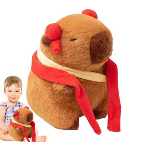De Capybara - Weiches Capybara-Kissen, weiches Tierspielzeug, 22,9 cm, Cartoon-Anime-Charakter-Design, für Kinder, Mädchen und von Genérico