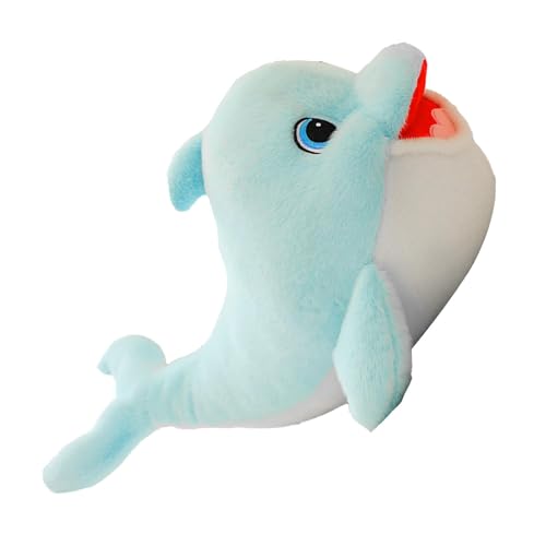 Delfin-Spielzeug, Delfin, Plüschtier, dekoratives Plüschtier, Kuscheltier-Körperkissen, gefülltes Delfinkissen für Kinder, 35,6 cm Delfin-Spielzeug, Delfin, Plüschtier, dekoratives Plüschtier, Kuscheltier-Körperkissen, gefülltes Delfinkissen für Kinder, 35,6 cm von Genérico