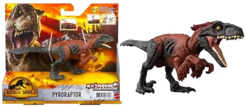 Dinosaurier, kompatibel mit Jurassic World Dominion Extreme Damage (Pyroraptor) von Genérico
