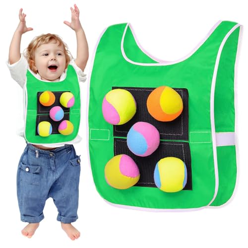 Dodgeball Etikettenspiel: Target-Spiel mit 5 Bällen, interaktiver und weichen Spielzeugbällen, Target-Spiel für Kinder im Innenbereich, Elternschaft von Genérico