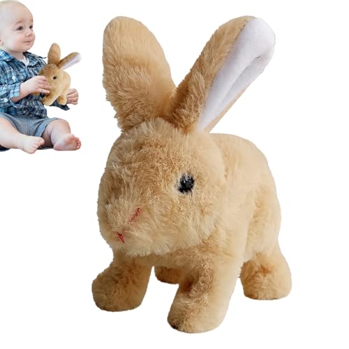 Elektronische Hasenfigur: Animiertes gefülltes Hase, pelziger Spielbegleiter, Haustier von Lively Cuddly | Bewegungsfunktion des vibrierenden Ohrs, realistischer Klang, der einen Jugu ausstrahlt Elektronische Hasenfigur: Animiertes gefülltes Hase, pelziger Spielbegleiter, Haustier von Lively Cuddly | Bewegungsfunktion des vibrierenden Ohrs, realistischer Klang, der einen Jugu ausstrahlt von Genérico