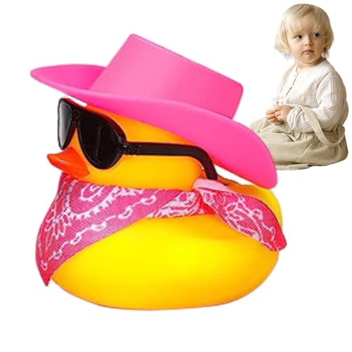 Ente aus Gummi mit | Lustiges Schwimmspielzeug für die Autoente, tolle Dekoration für das Armaturenbrett, Füllung von Geschenktüten für Partys, Geburtstage Ente aus Gummi mit | Lustiges Schwimmspielzeug für die Autoente, tolle Dekoration für das Armaturenbrett, Füllung von Geschenktüten für Partys, Geburtstage von Genérico