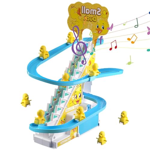 Entenschiebespielzeug mit Leitern: Weihnachtstier-Klettertreppen und Achterbahn-Spielzeug | ROLLER ROLLER ROVE TOY SLIDE Spiel mit LED-Lichtern und müheloser Musikinstallation Entenschiebespielzeug mit Leitern: Weihnachtstier-Klettertreppen und Achterbahn-Spielzeug | ROLLER ROLLER ROVE TOY SLIDE Spiel mit LED-Lichtern und müheloser Musikinstallation von Genérico