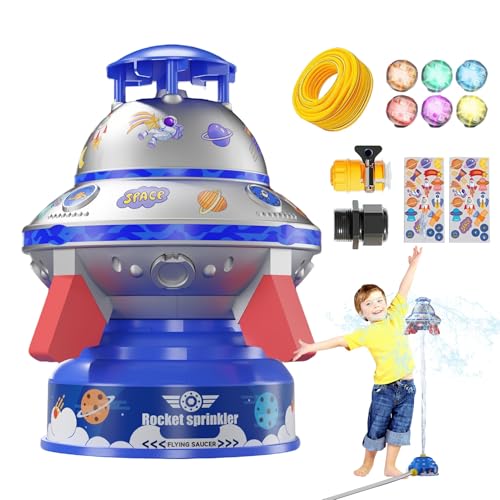 Erweiterung für Kinder, drehendes Wasserspielzeug, leuchtendes Wasserspielzeug für Kinder, tragbares Outdoor-Zubehör, lustiges Squirt-Set für Pool, Hinterhof Erweiterung für Kinder, drehendes Wasserspielzeug, leuchtendes Wasserspielzeug für Kinder, tragbares Outdoor-Zubehör, lustiges Squirt-Set für Pool, Hinterhof von Genérico
