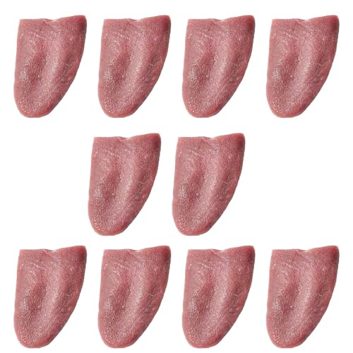 Falsche Sprache Halloween – Künstliche Zunge gruselig Halloween 10 Teile Zubehör Party Magie Bühne Komödie Terror Karneval Falsche Sprache Halloween – Künstliche Zunge gruselig Halloween 10 Teile Zubehör Party Magie Bühne Komödie Terror Karneval von Genérico