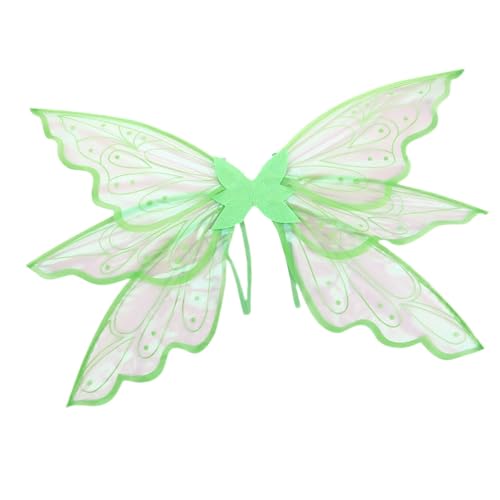 Feen-Schmetterlingsflügel – Feenflügel mit Glitzer für Erwachsene, glänzende Feenflügel | Feenflügel für Erwachsene und Mädchen, Engelsflügel, Schmetterlingsflügel, Cosplay-Kostüm Feen-Schmetterlingsflügel – Feenflügel mit Glitzer für Erwachsene, glänzende Feenflügel | Feenflügel für Erwachsene und Mädchen, Engelsflügel, Schmetterlingsflügel, Cosplay-Kostüm von Genérico